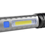 Brillar 200 Lumen USB Rechargeable Multifunction Flashlight - 45-Degree Angle