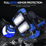 Brillar 600 Lumen Versatile 360¬8 Rotating COB LED Work Lamp - Top-Down View