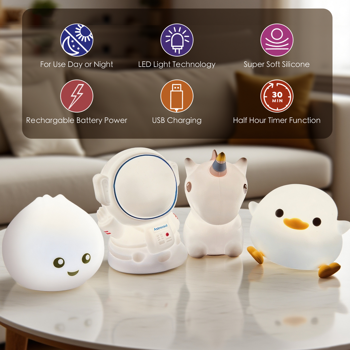 Squishy Uniconrn Night Light