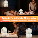 Squishy Astronaut Night Light - Side View