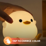 Squishy Cute Duck Night Light - Front View