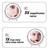 Clevinger San Marino LED Illuminated Makeup, Vanity, and Beauty Mirror - 45-Degree Angle