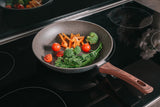 28cm PFOA Free Non-Stick Saute Pan with Lid - Side View