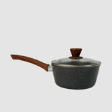 Clevinger 20cm Non-Stick Saucepan With Lid - Top-Down View
