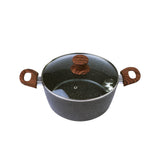 Clevinger 24cm Non-Stick Casserole Cookware Dish - Rear View