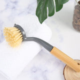 Clevinger Eco Cleaning Bamboo Dish Brush - Front View