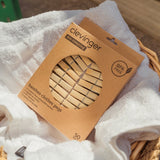 Eco Bamboo Clothes Pegs 50 Pcaks - Side View