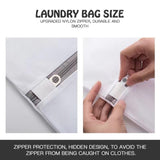 5PC Laundry Wash Bag Set - Top-Down View