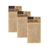 Clevinger 6PC Natural Fibre Scouring Pad - Front View