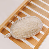 Clevinger Eco Oval Facial Exfoliating Loofah - Top-Down View