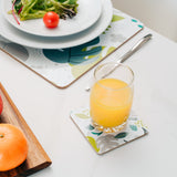 Clevinger Set of 4 MDF Coasters Monstera - Side View