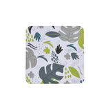 Clevinger Set of 4 MDF Coasters Monstera - Top-Down View
