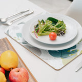 Clevinger Set of 4 MD Placemats Monstera - Front View