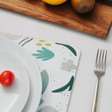 Clevinger Set of 4 MD Placemats Monstera - Side View