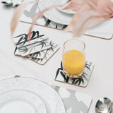 Clevinger Set of 4 MDF Coasters Bamboo - Side View