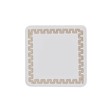 Clevinger Set of 4 MDF Coasters Gold Border - Front View