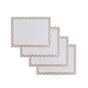 Clevinger Set of 4 MD Placemats Gold Border