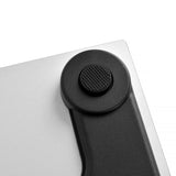 Clevinger Silver Digital Glass Bathroom Scale Max Capacity 180KG - Top-Down View