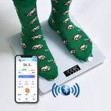 Clevinger Bluetooth Smart Digital Glass Bathroom Scale Max Capacity 180KG - Front View