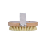 Bamboo Bath Shower Oval Body Brush - Front View