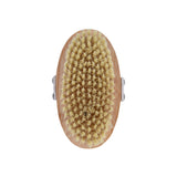 Bamboo Bath Shower Oval Body Brush - Side View