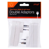 2 Pack x 2400W Double Adapter Right & Left Hand - Side View