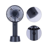Mini USB Rechargeable Portable Fan with Table Stand - Top-Down View