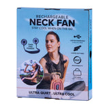 Sports Fan Hanging USB Charging Travel Creative Neck Tool Portable 3 Speeds - Front View