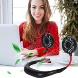 Sports Fan Hanging USB Charging Travel Creative Neck Tool Portable 3 Speeds - Side View