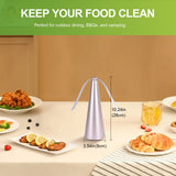 Battery Operated Shoo-Fly Chemical Free Fly Repellent Fan Black - Front View