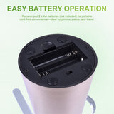 Battery Operated Shoo-Fly Chemical Free Fly Repellent Fan Black - Top-Down View