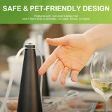 Battery Operated Shoo-Fly Chemical Free Fly Repellent Fan Black - 45-Degree Angle