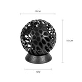 Battery Powered Mini Desktop Fan - Top-Down View