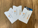 RFID Card Sleeve 3PK - Front View
