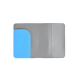 PVC Waterproof Wallet Travel Passport Holder-Black - 45-Degree Angle