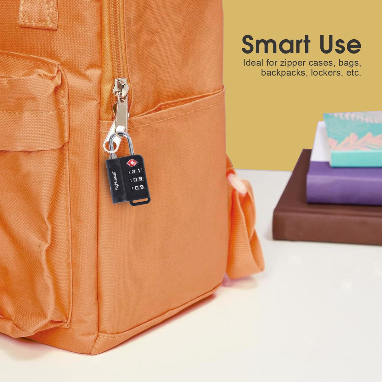 TSA Compliant 3-Dial Luggage Indicator Lock