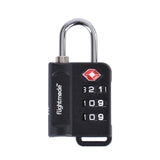 Flightmode TSA 3 Dial Indicator Padlock x2 - Front View