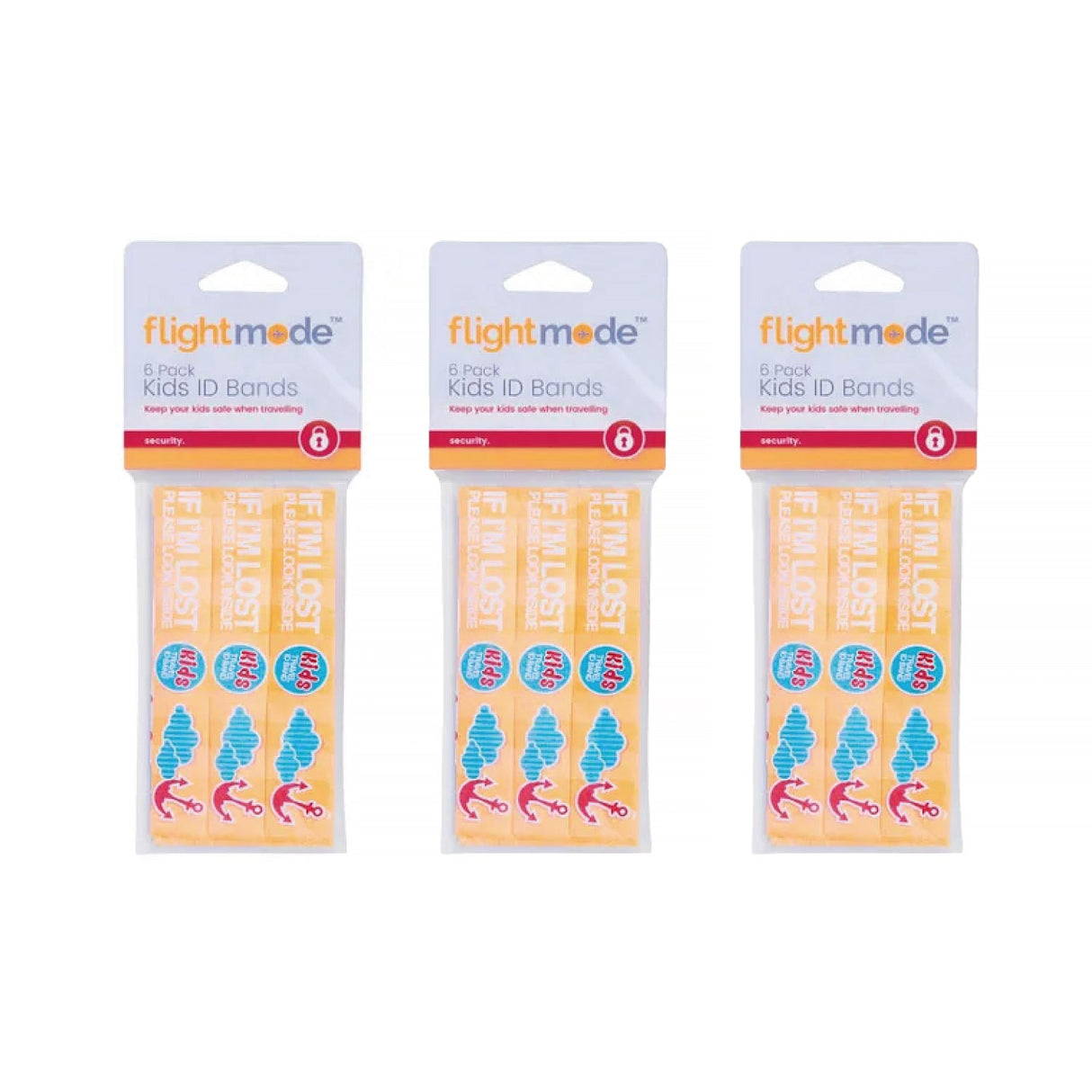 Flightmode Kids ID Band 18 Pack