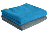 MicroFibre Travel Towel Grey - 45-Degree Angle