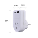 Flightmode Outbound AU/NZ to EUROPE/BALI Travel Adaptor with USB Type C & A - 45-Degree Angle