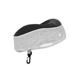 Compact Luxury Memory Foam Travel Pillow - Top-Down View