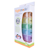 Flightmode 7 Day Travel Pill Box Medicine Organiser with Individual Daily Compartment - Front View