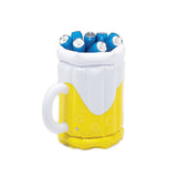 Party Game Inflatable Beer Mug Cooler - Top-Down View