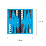 Backgammon In a Can - Travel Board Game - Top-Down View