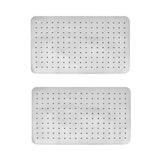 2Pack 70×40 cm Anti‑Slip Grip Shower Mat Quick‑Dry Bath Mat with 100+ Suction Cups - Side View