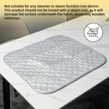 Iron Anywhere Portable & Foldable Ironing Mat with Heat Protecting Pressing Pad - Rear View