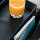 Sofa Armrest Fabric Organiser Side Pouch Storage Bag Damp Proof Double Sided - 45-Degree Angle