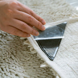 8pcs Rug Gripper Reusable , Keeps Your Rugs and Mats in Place - Side View
