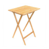 Bamboo Folding Laptop Tray & Snack Table - 45-Degree Angle