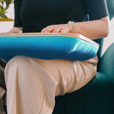 Portable Laptop Desk with Cushion Support - Top-Down View